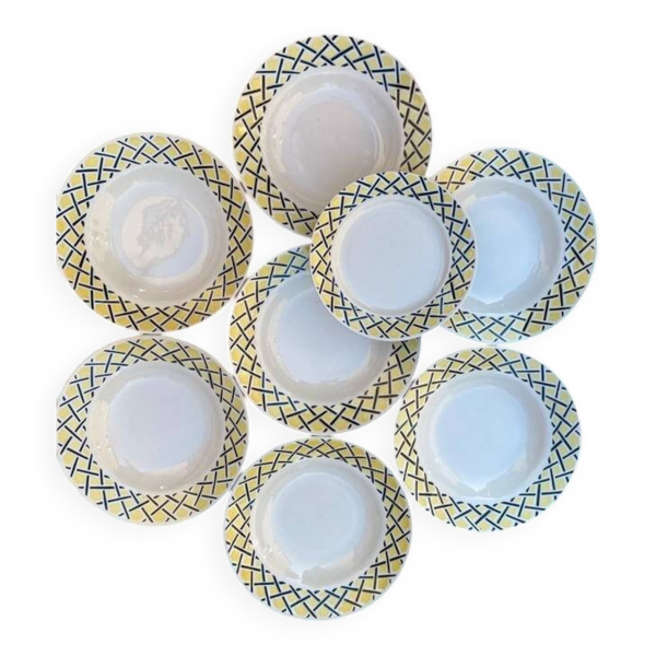 Assiettes creuses anciennes Badonviller