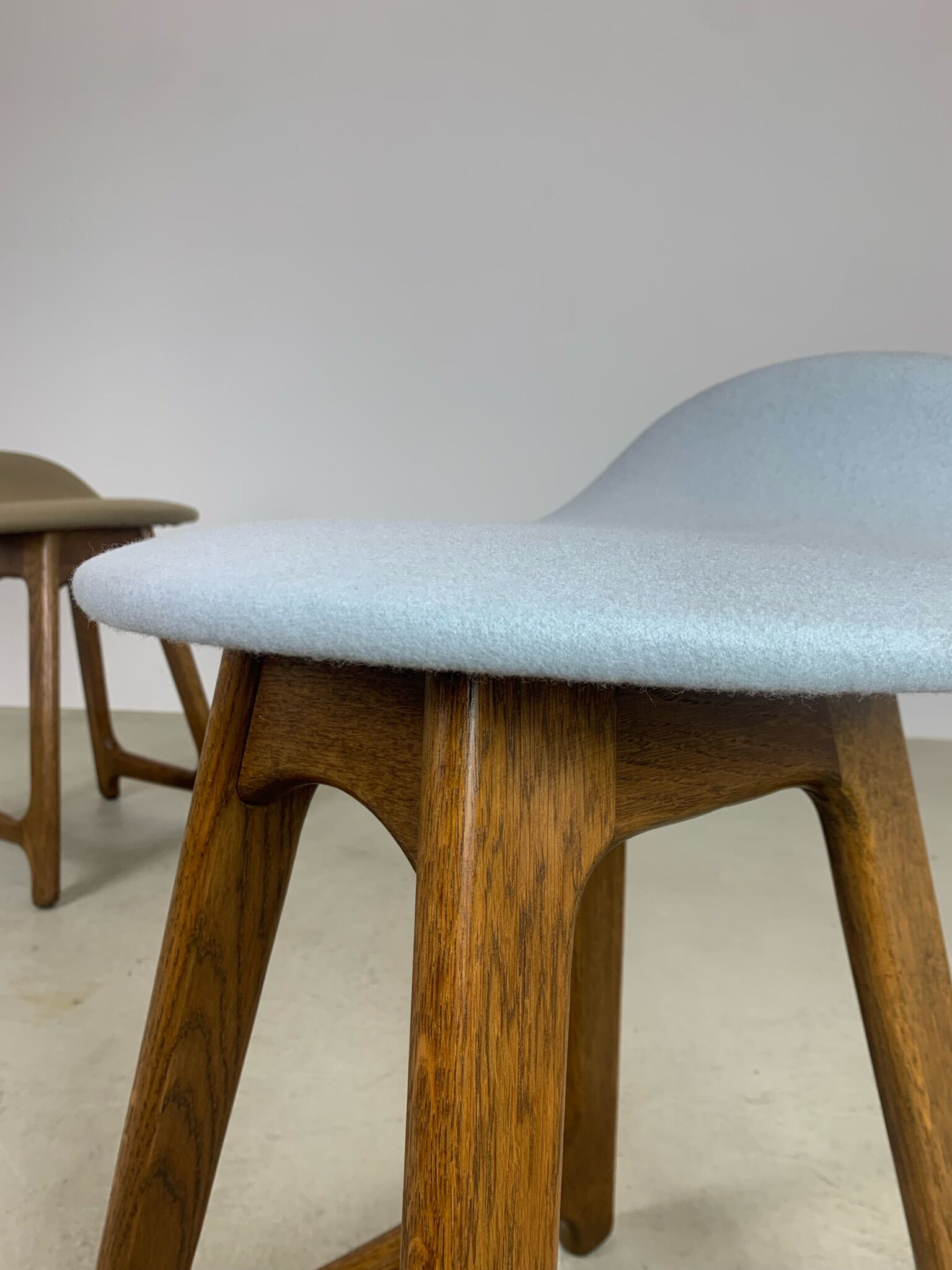 Pair of Danish Stools by Erik Buch for O.D. Mobler 1960s