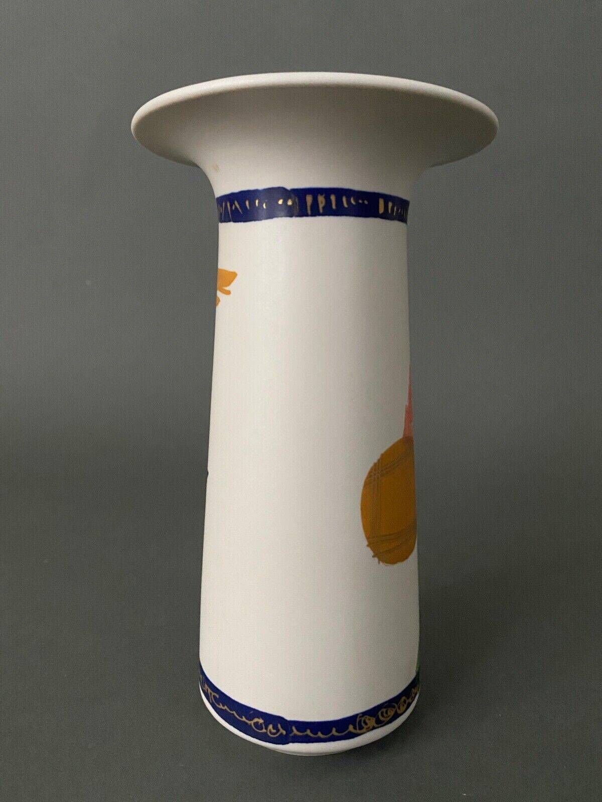Gilbert Portanier Rosenthal Alta Mira vase abstract decor ceramic 20th century