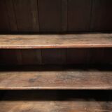 Beige lacquered teak sideboard