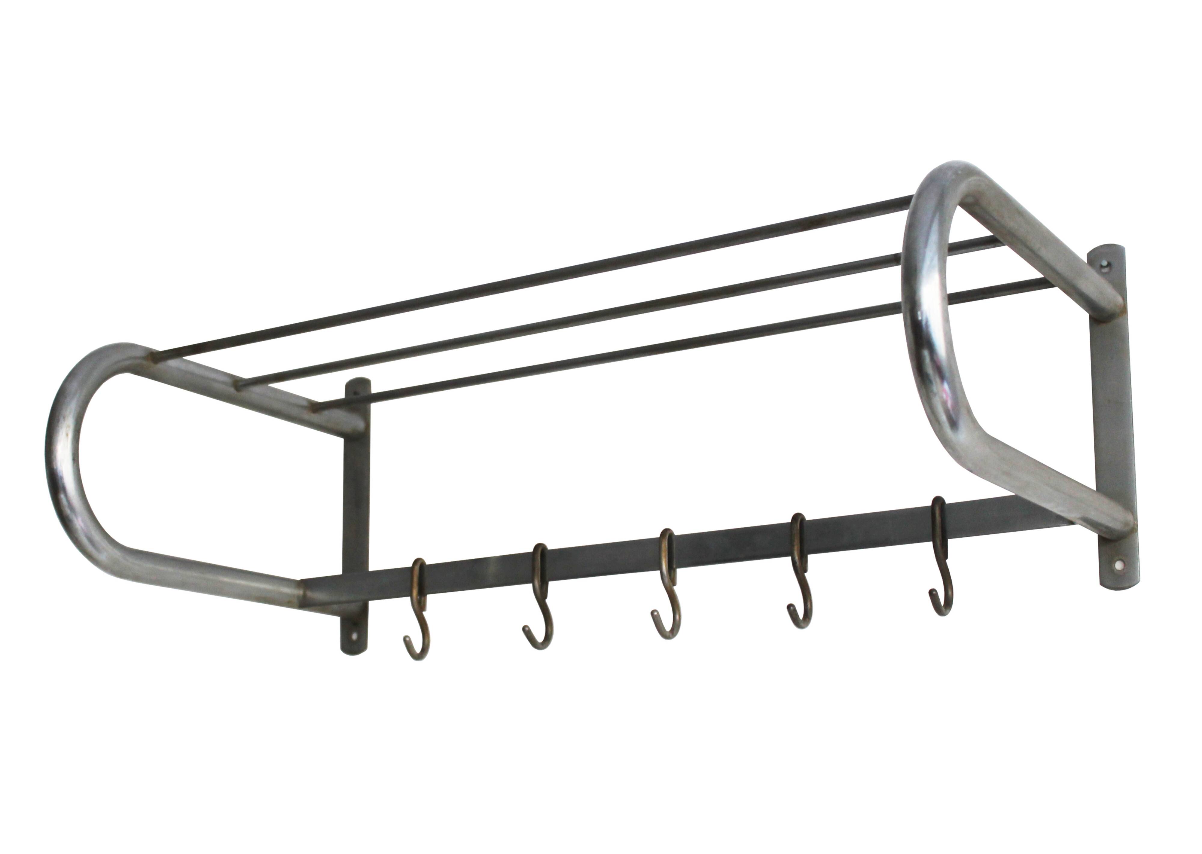Modernist Tubular Steel Coat Hanger