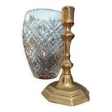 Gilded bronze candle holder