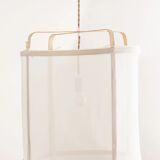 Suspension bambou et tissus