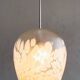Czechoslovak Flakestone Glass Hanging Lamp, 1970s