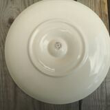 Set of 4 plates with oysters yellow and green salins décor