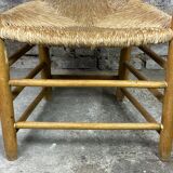 Paillé armchair in natural wood 1980