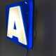Letter signs bright