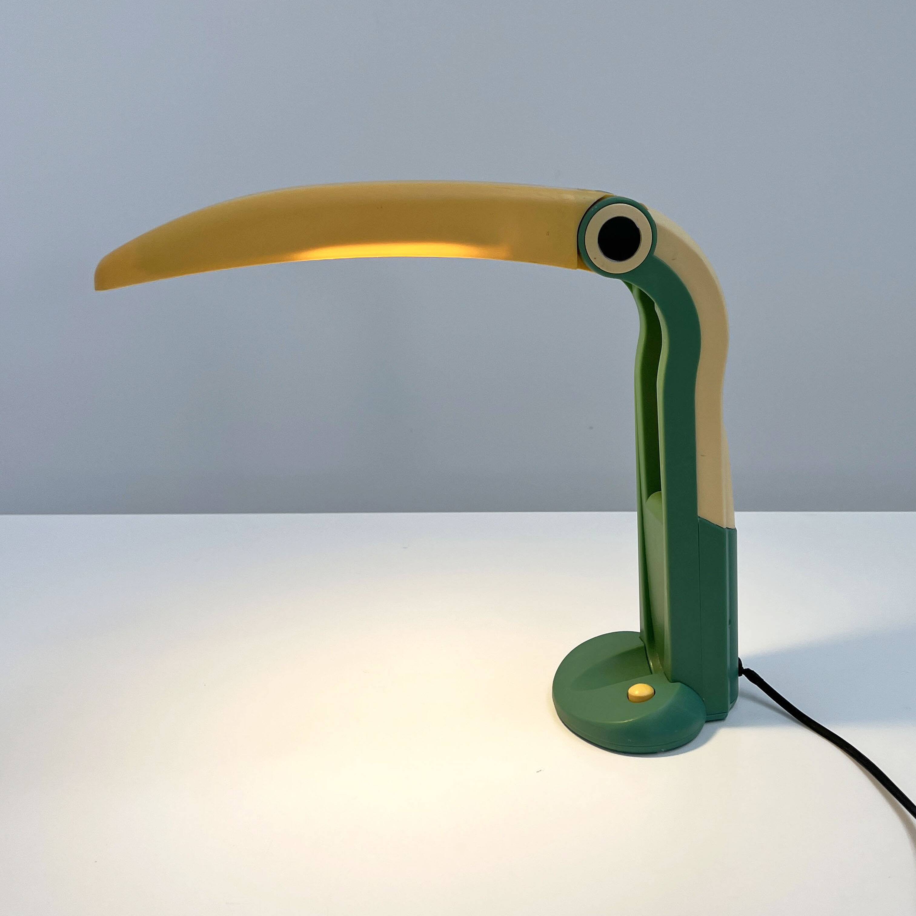 Toucan Lamp by H.T. Huang for Huanglite, 1980