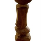 Wooden candle holder