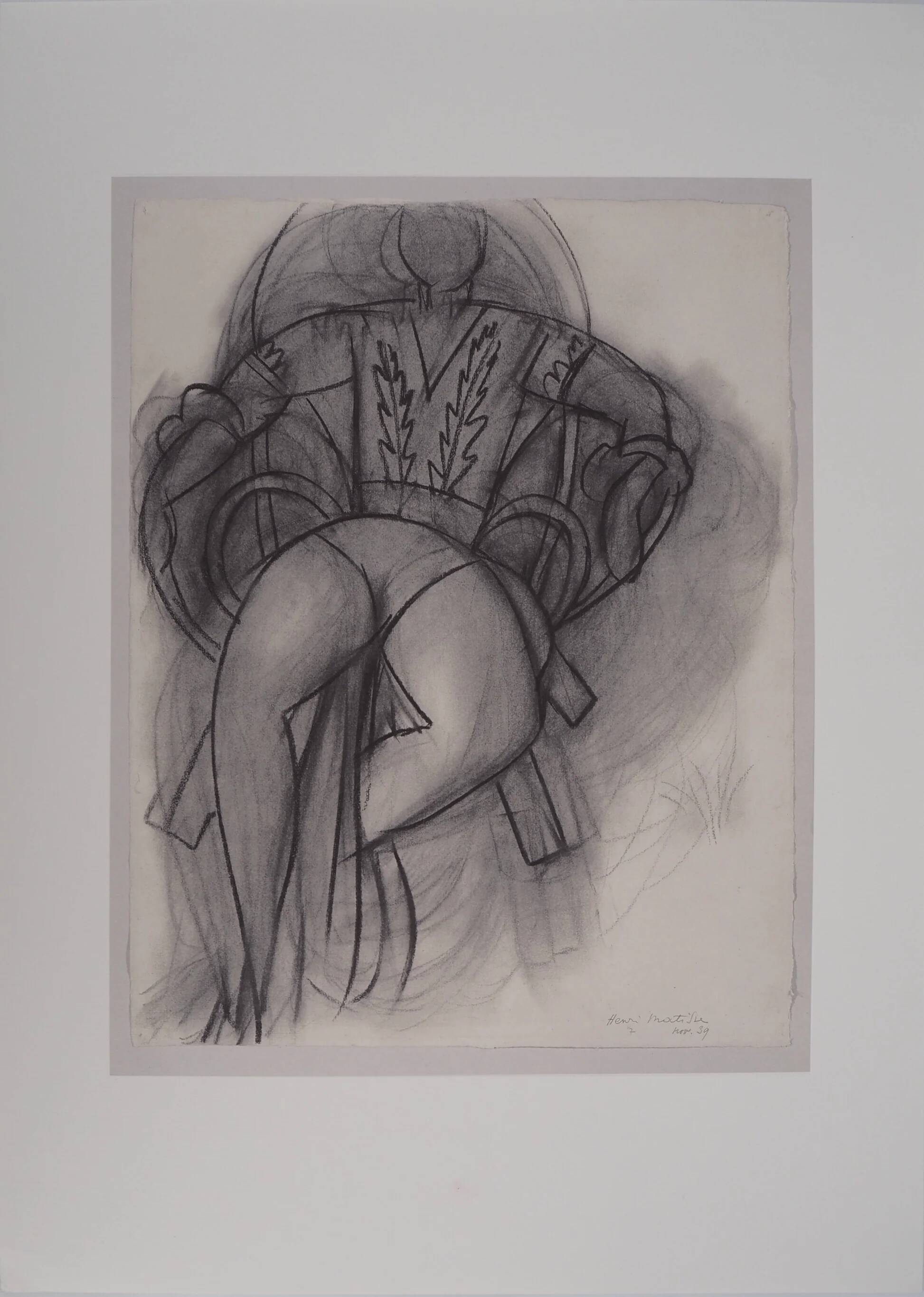 Henri Matisse: Seated Ballerina - Signed Lithograph