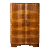 Armoire Art Déco, Pologne, vers 1940. Après rénovation.