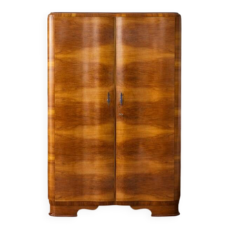 Art Deco wardrobe, Poland, circa 1940. After renovation
