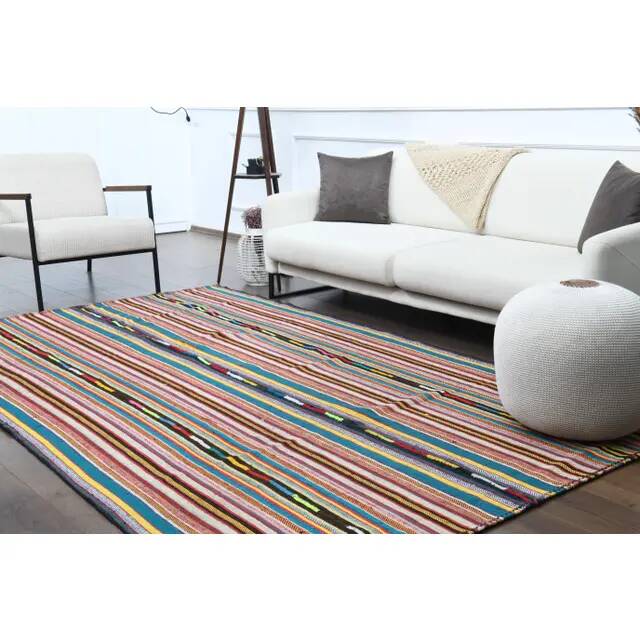 Vintage Turkish Oushak Handmade Wool & Cotton Rug 180x298