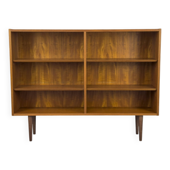 Bibliothèque danoise en teck par Carlo Jensen pour Hundevad & Co., années 1960