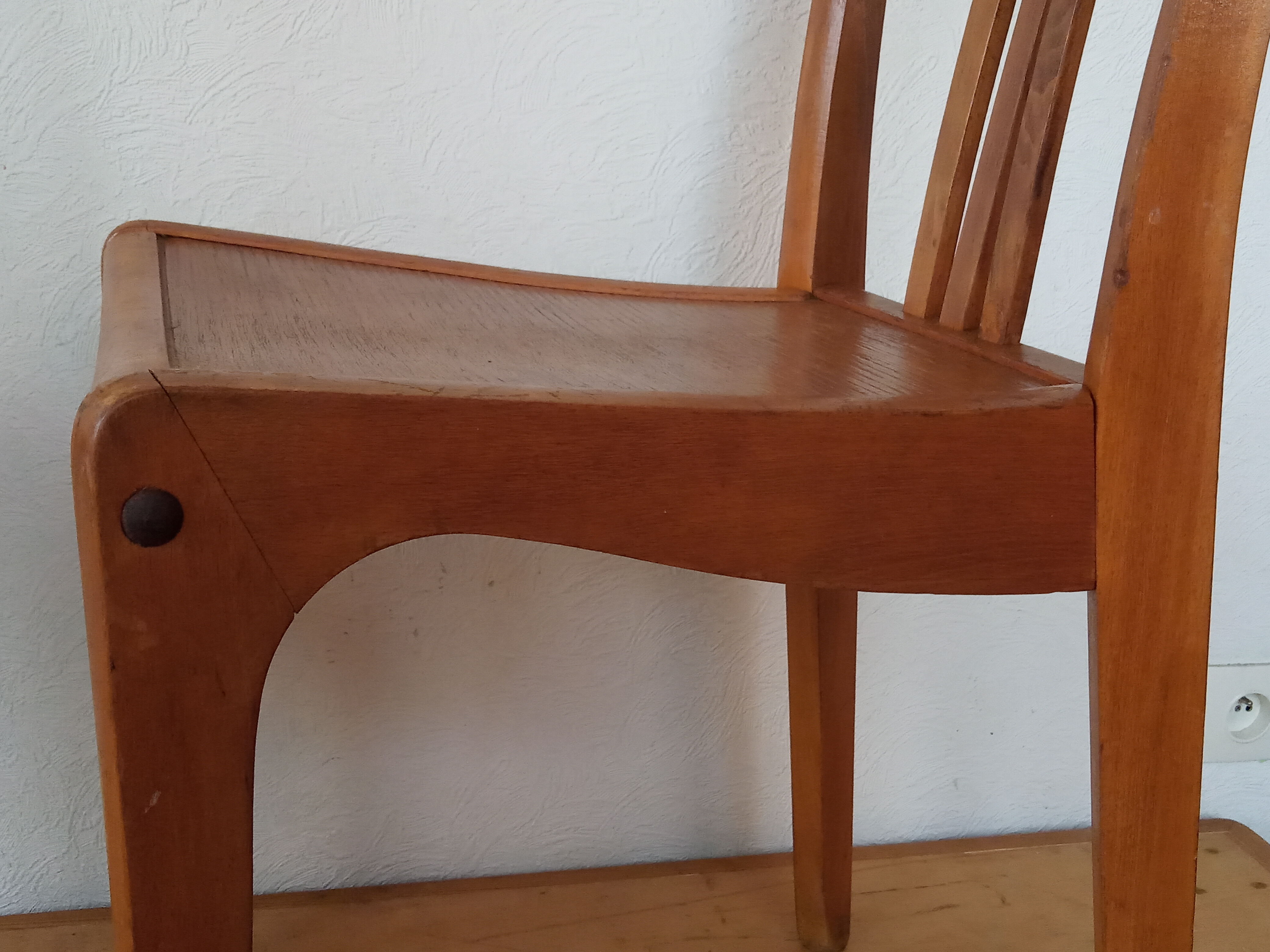 Paire de chaises bistrot Stella années 50
