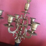 Pair of old candlesticks