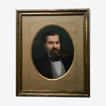 Portrait of a man, Pastel XIXth