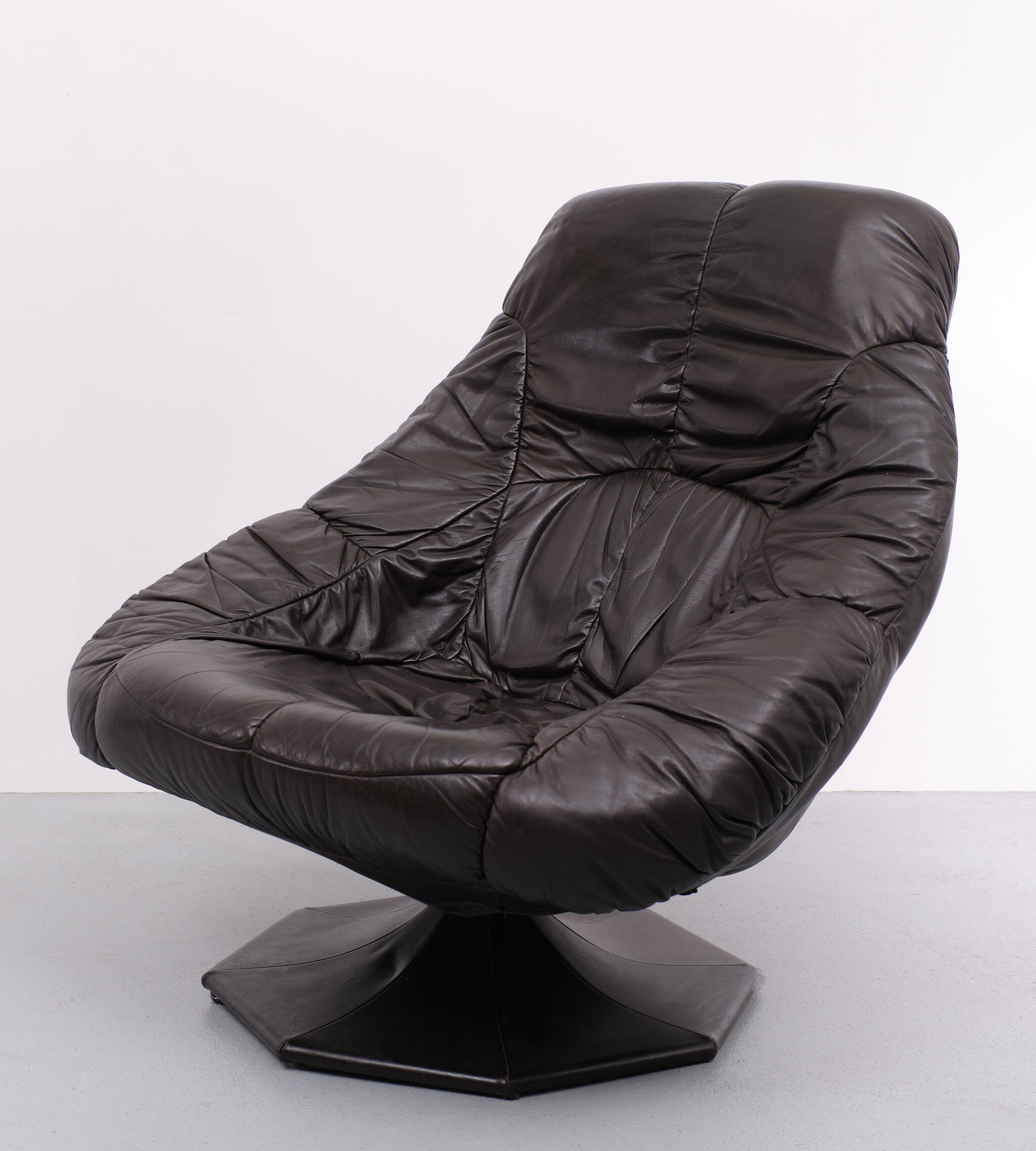 Mocha Color Lounge Chair 1970s