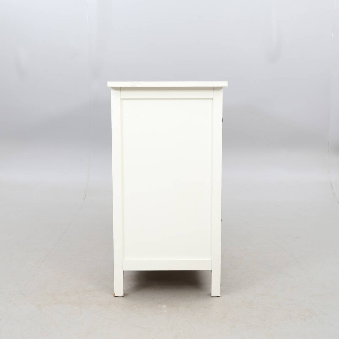 Chest of 8 white drawers model hemnes from ikea sweden