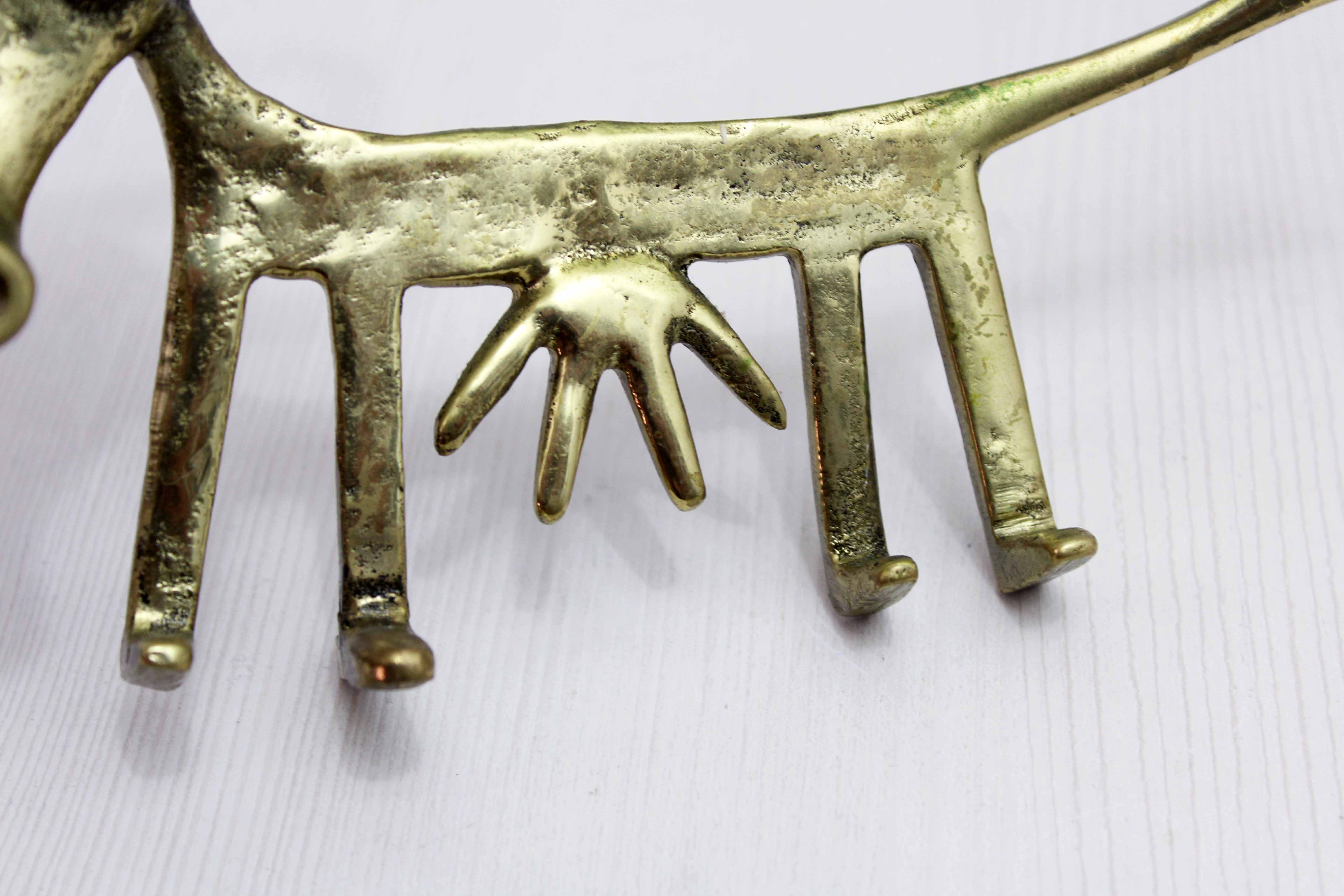 Bronze wall key ring by Walter Bosse