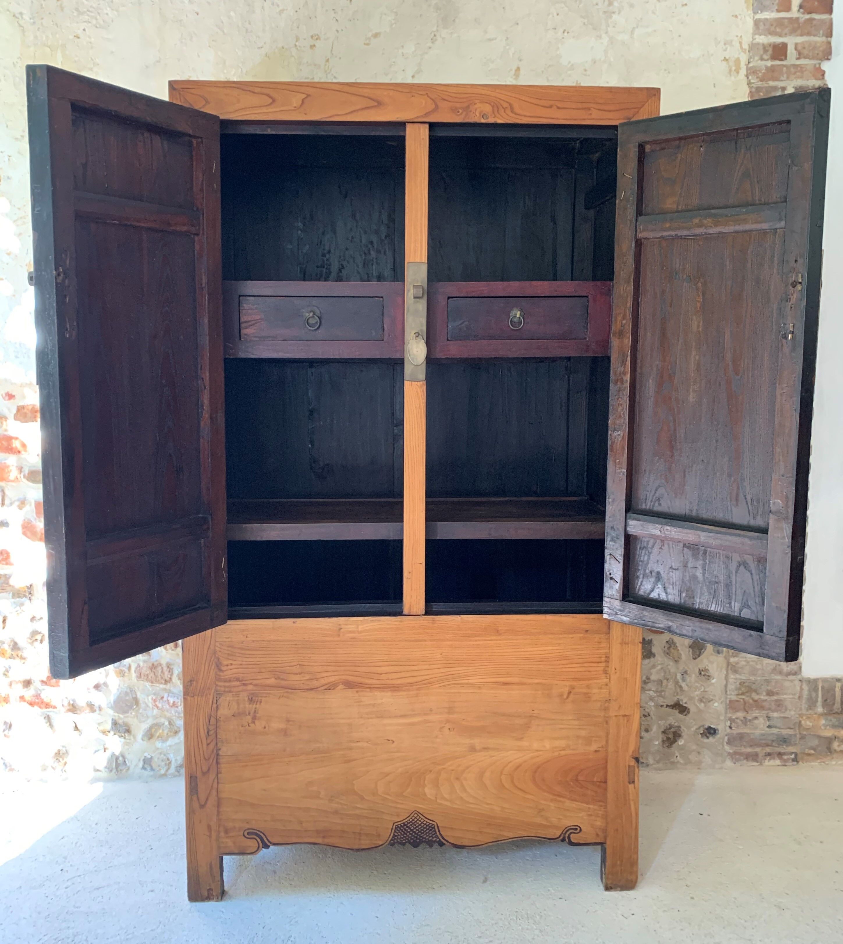 Chinese elm cabinet