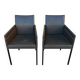 Pair of leather armchairs Texas by Karl Friedrich Förster for KFF