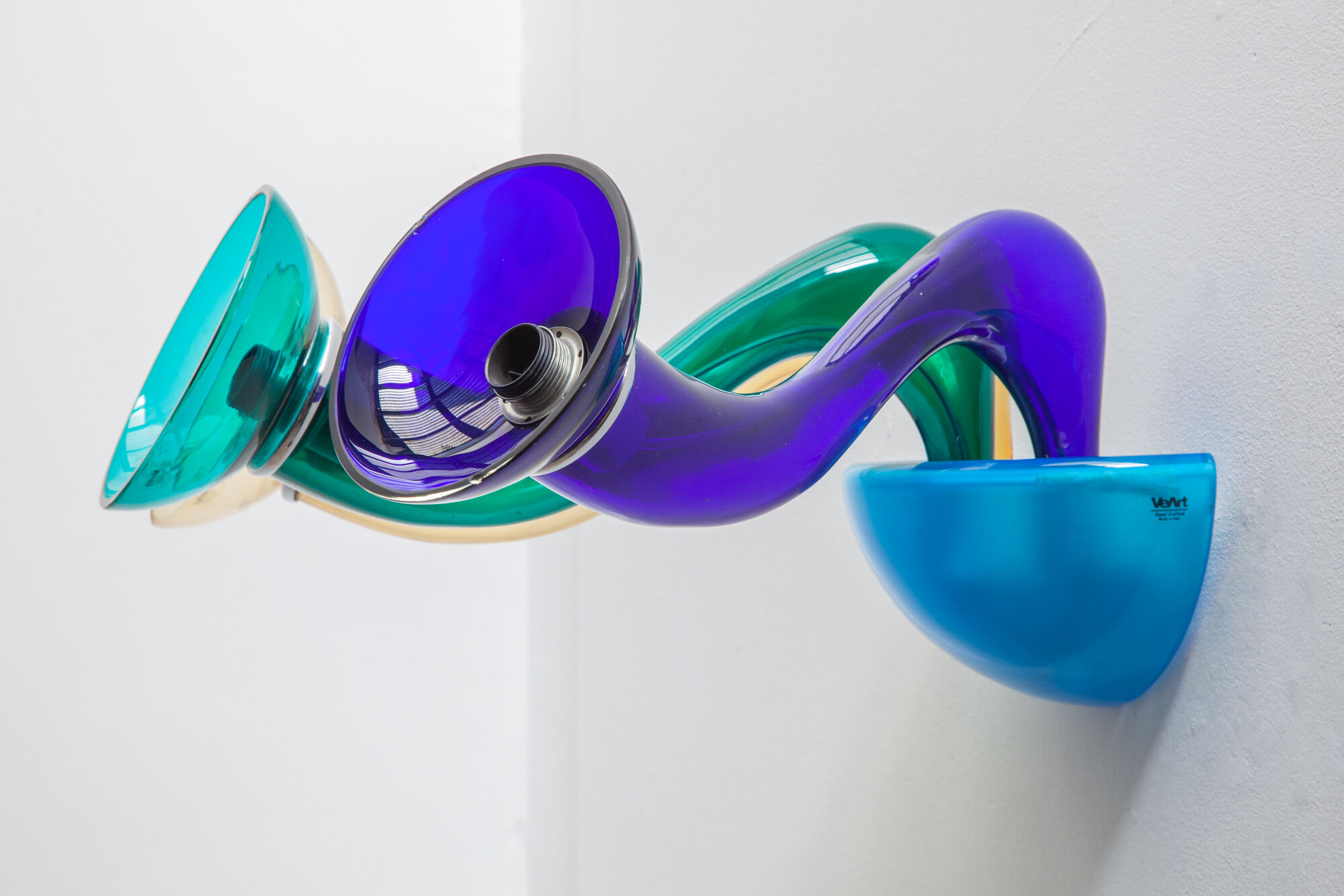 Murano wall multi colored sconce "Orni Halloween" by Ve-Art