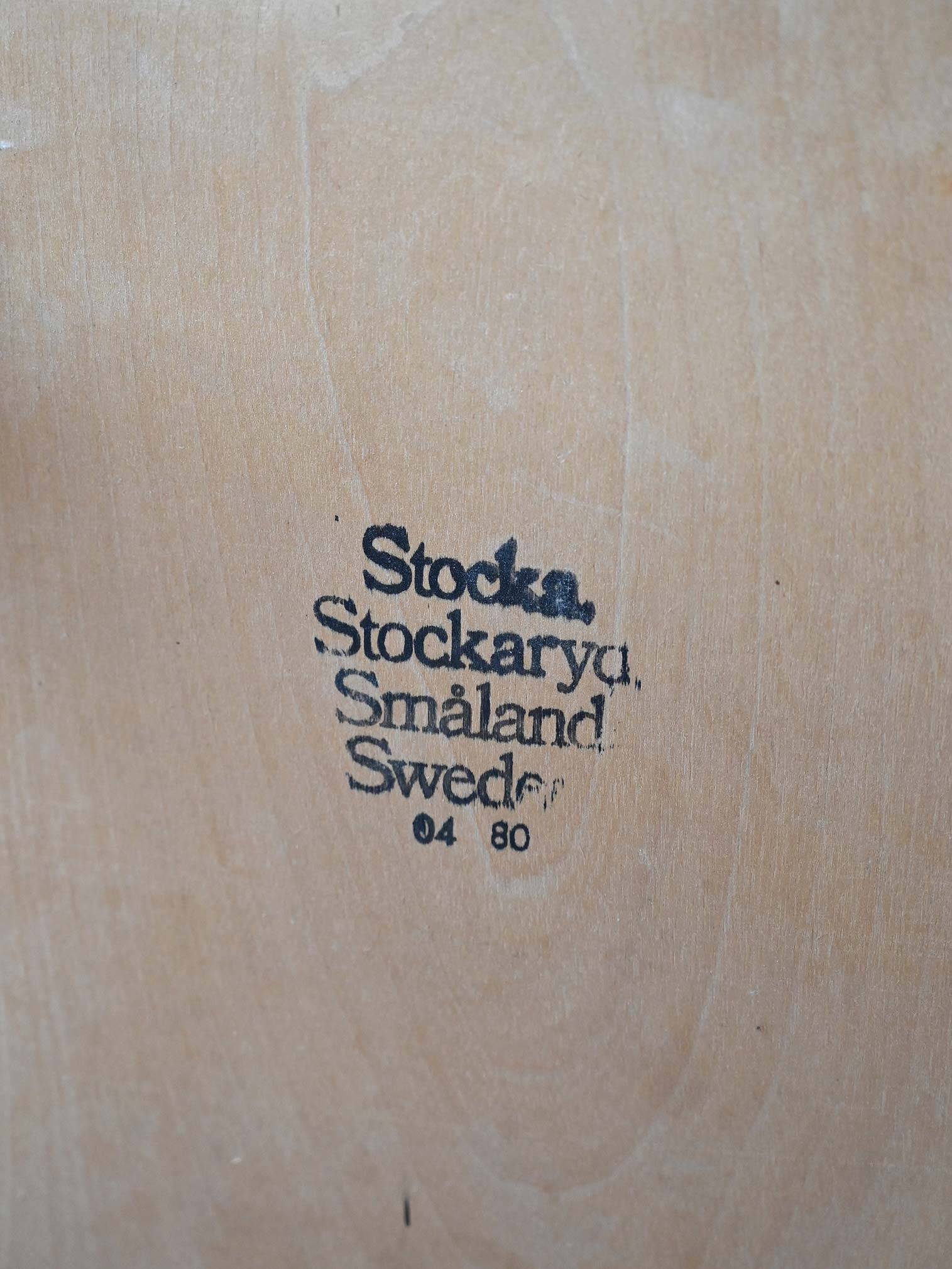 1960s Swedish "Pinnstol" chair - Teak seat with beech frame