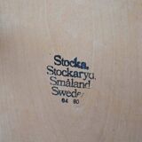 1960s Swedish "Pinnstol" chair - Teak seat with beech frame