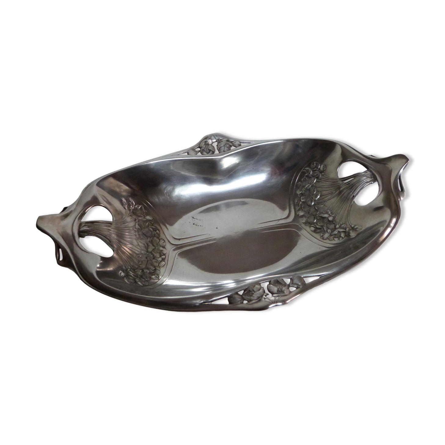 flat basket bannette art nouveau Gallia Christofle