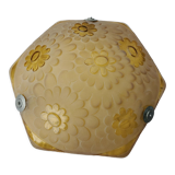 Suspension basin marguerite art deco