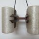 Scandinavian suspension in teak and perspex 60s 70s