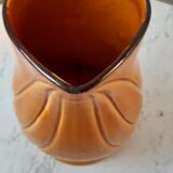 Ceramic pitcher signed Poët Laval Turban 70s