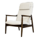 Fauteuil GFM de style mid-century par E. Homa en tissu Kvadrat, années 1960