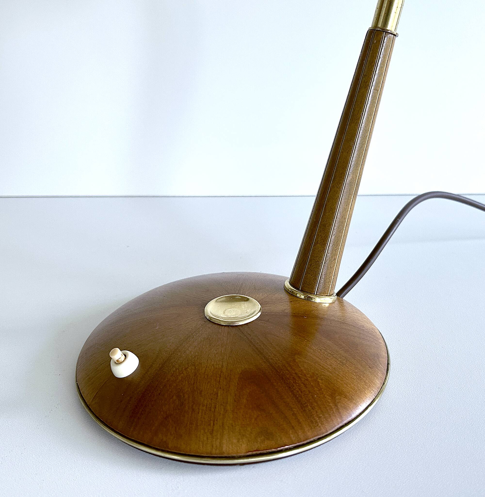 Vintage Scandinavian Lamp, Teak