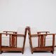 Vintage armchairs set of 2 brutalism off white corduroy