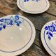 Blue Digoin Sarreguemines Plates