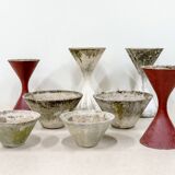 Pair of Willy Guhl planters, 1960s