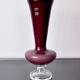 Purple vase in murano glass, Italy, 1980
