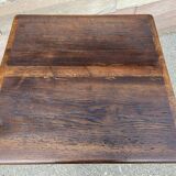 Cast iron & oak terrace pedestal table garden bistro art deco paris