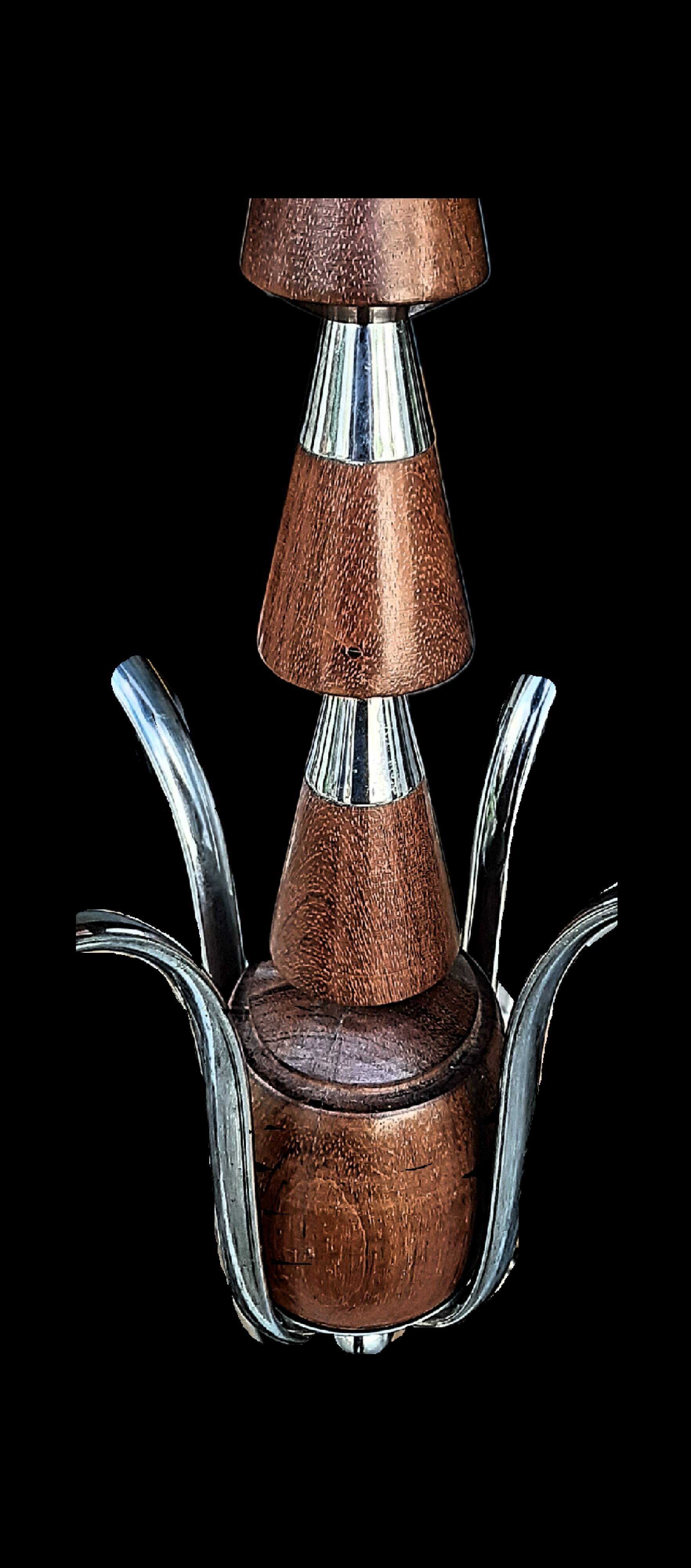 Vintage Art Deco chandelier late 1930s