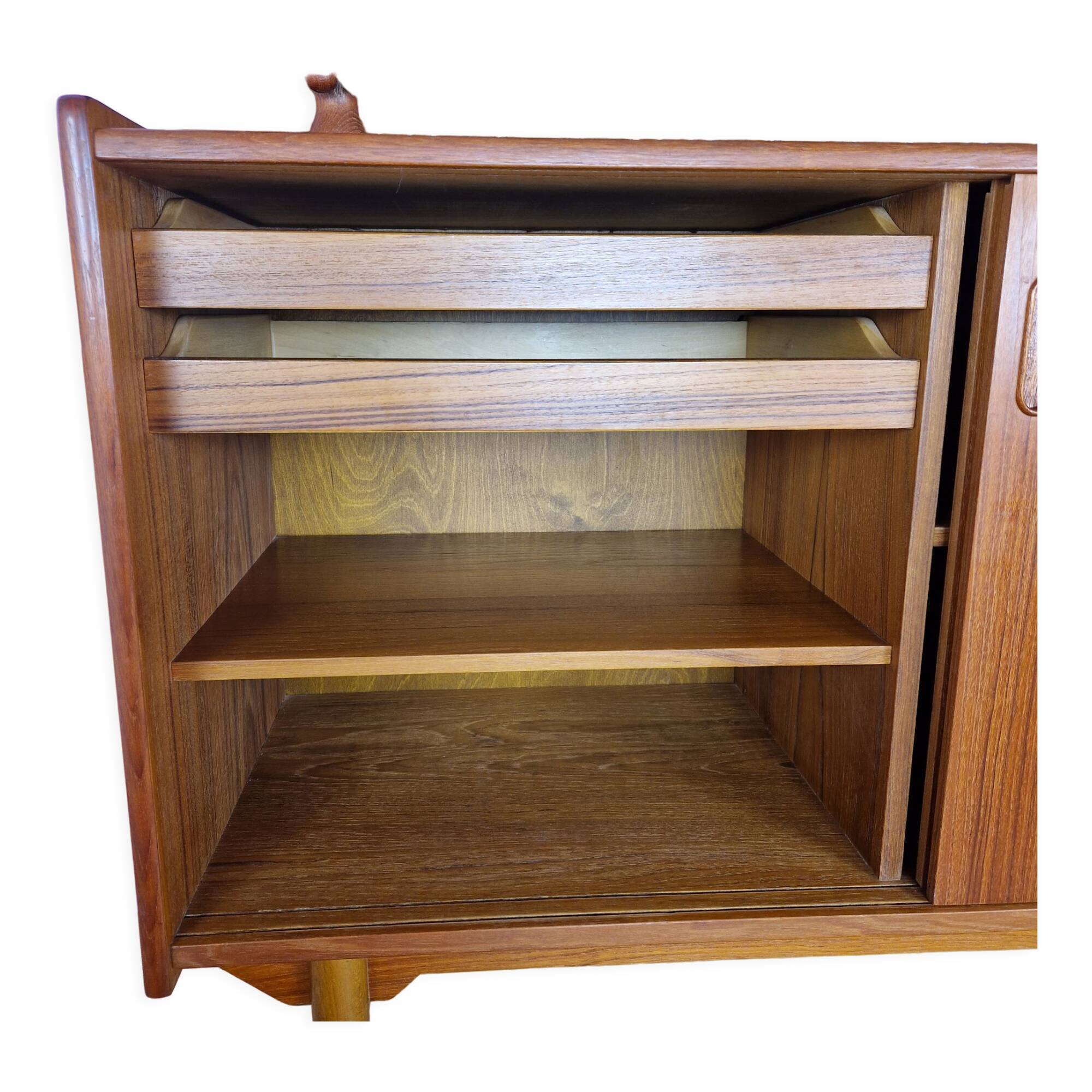 Vintage Norwegian Teak Highboard, 1960s