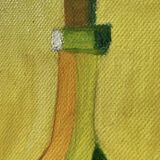 Modern still life, oil on canvas, fruit