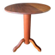 Wooden pedestal table