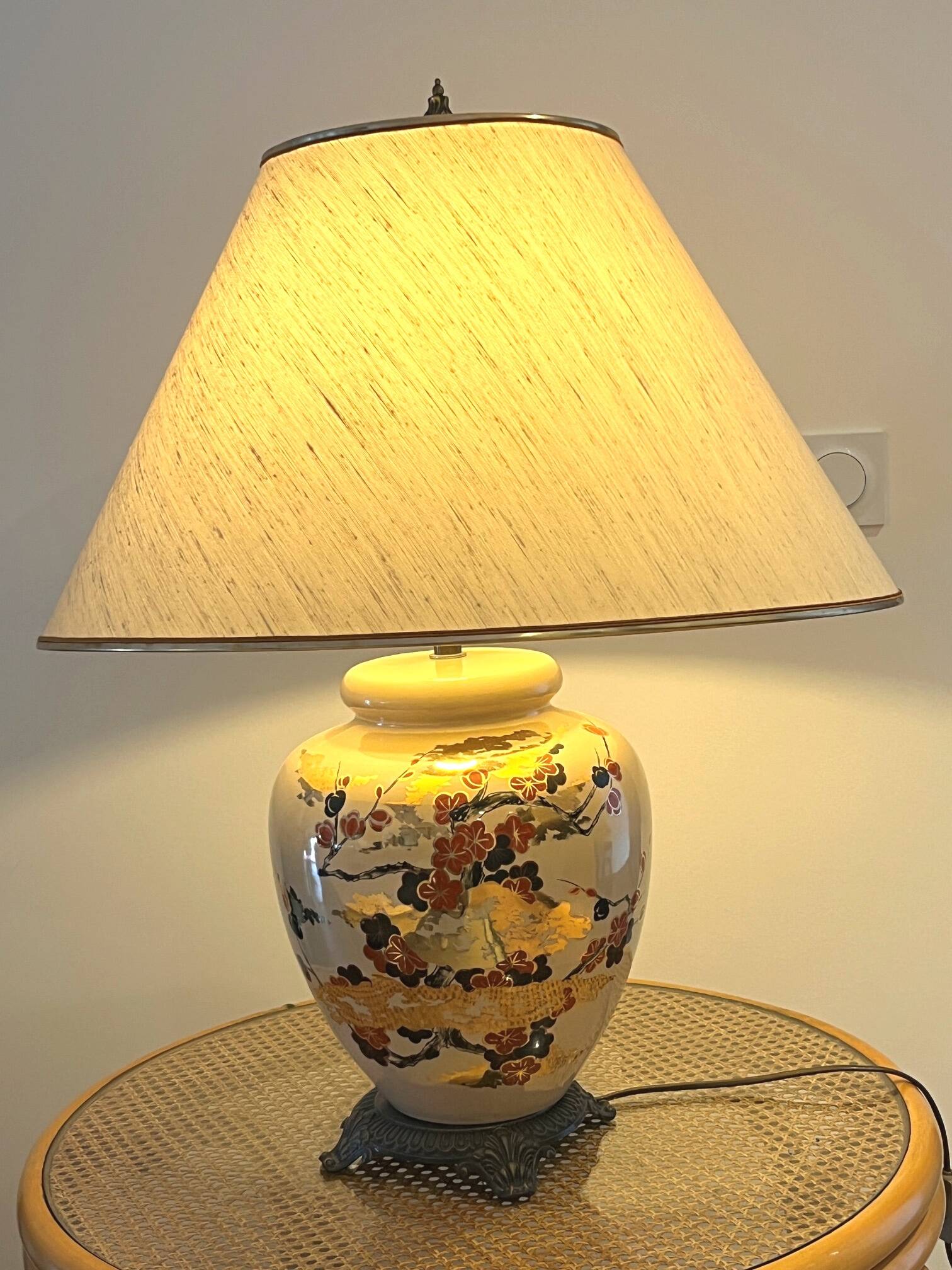 Decorative ceramic lamp – Japanese style