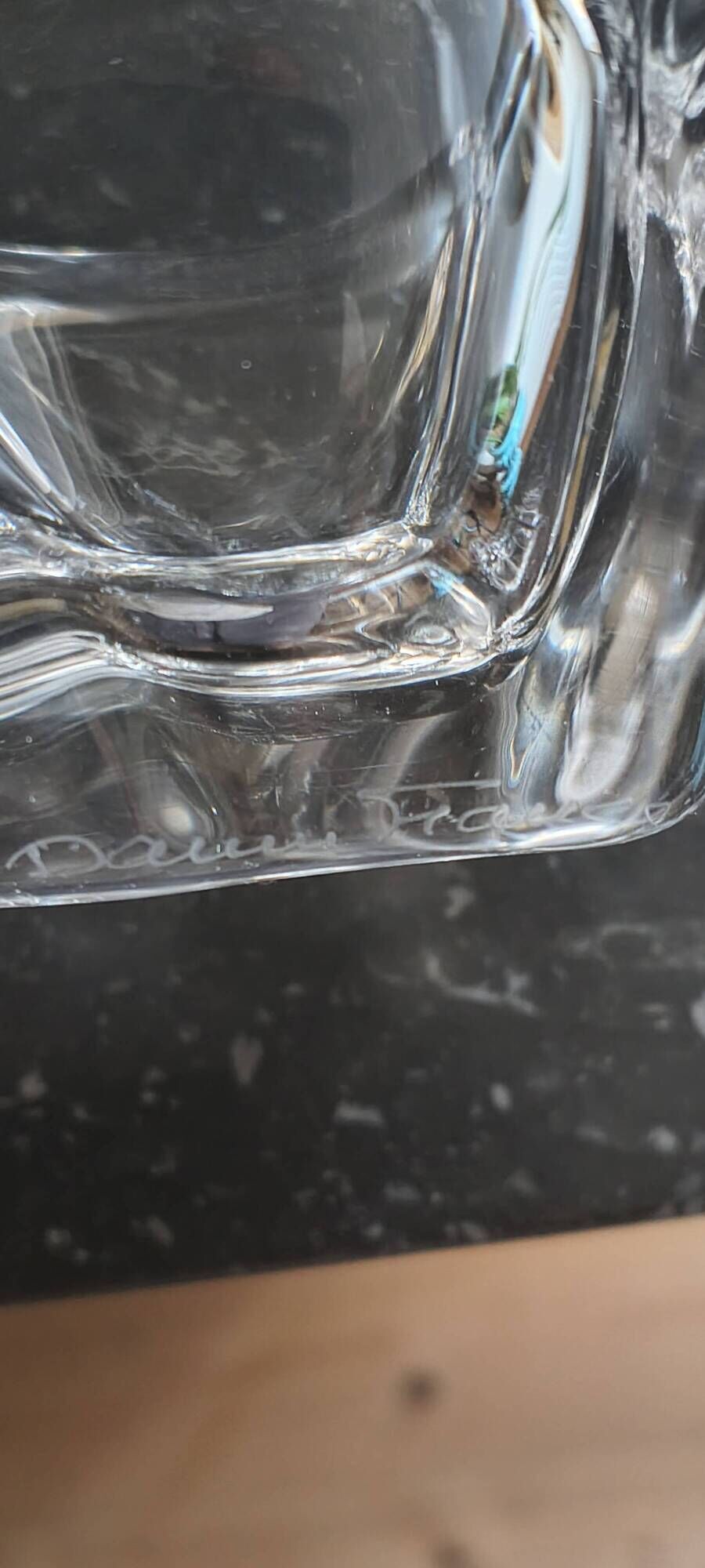 Cendrier cristal Daum France