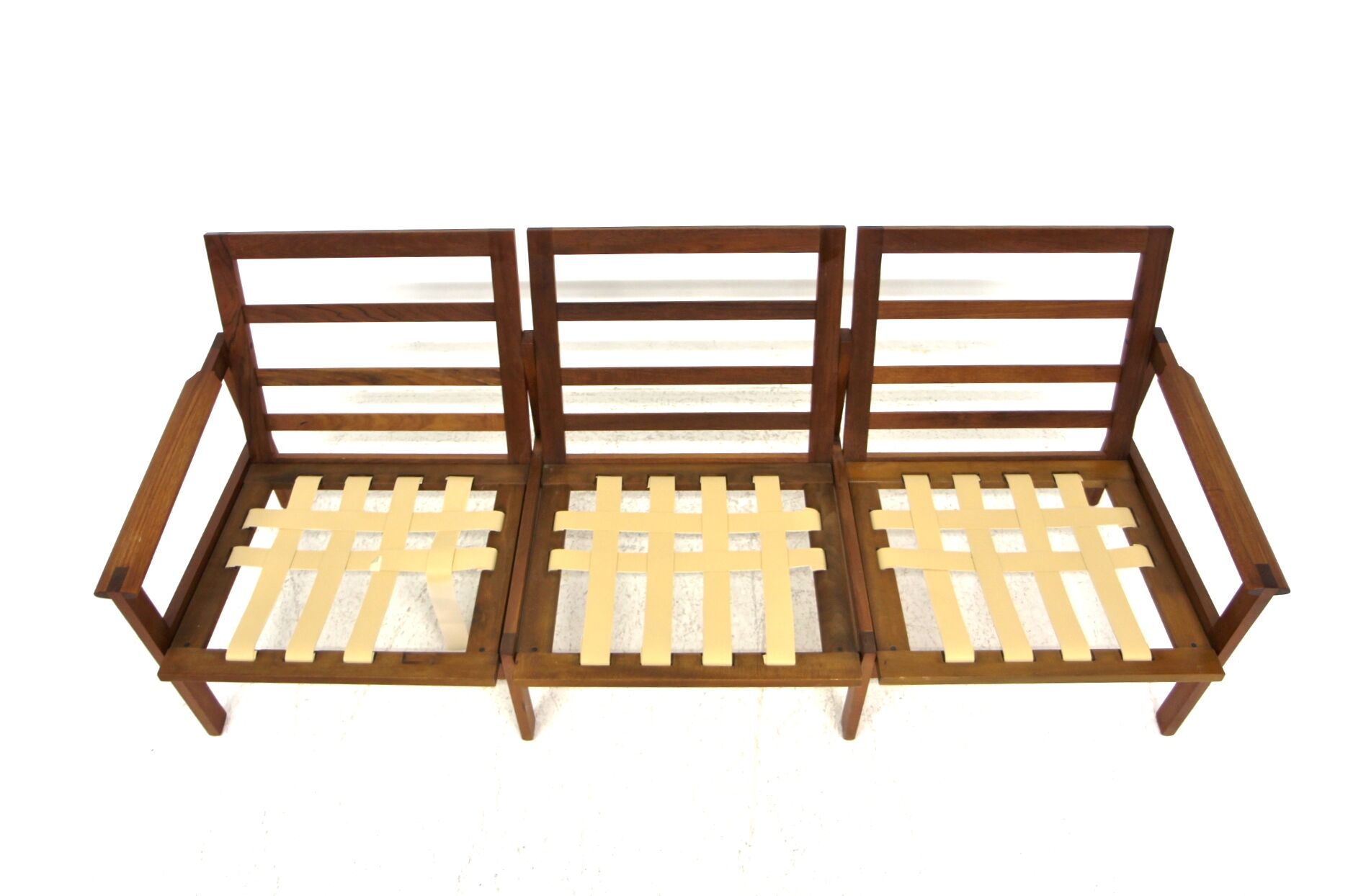 Scandinavian sofa 3 places in leather "Capella" Illum Wikkelso, Denmark, 1960