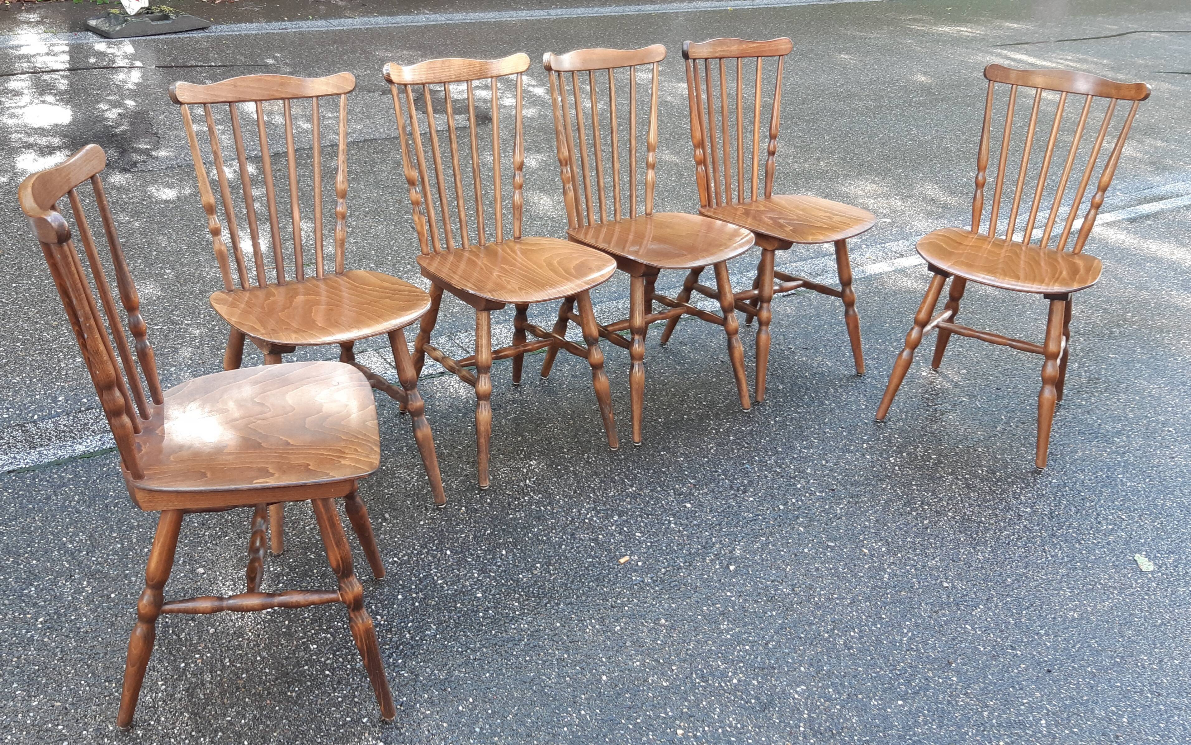 Set of 6 Baumann Florida chairs
