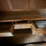 Parisian oak cabinet with pegs