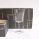 Set of 6 wine glasses by Zéphir Busine for the Boussu Glassworks, 1960s.